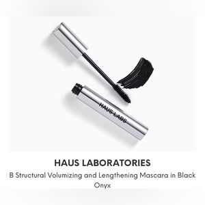 NWT HAUS LABORATORIES BStructural Volumizing & Lengthening Mascara, Black Onyx